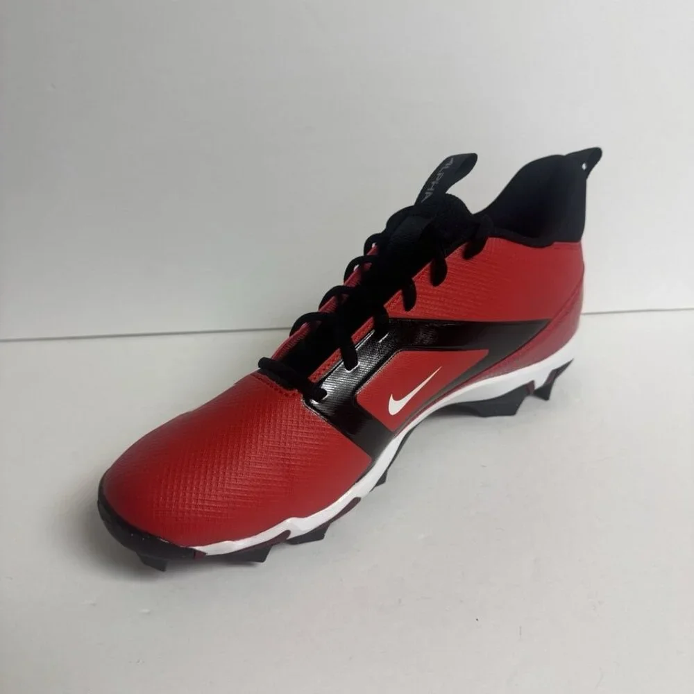 Nike Alpha Menace 4 Shark Football Cleats Red Size Mens 11 M